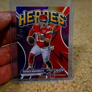 2023 Panini Prestige Heroes Purple Parallel Patrick Mahomes #/99 Super Bowl MVP?
